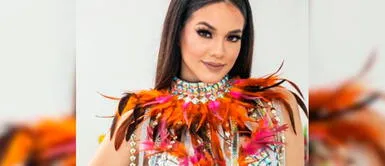 Jazmín Pinedo Jazmín Pinedo impone tendencia con color amarillo en dulce vestido. Color de temporada verano 2022.