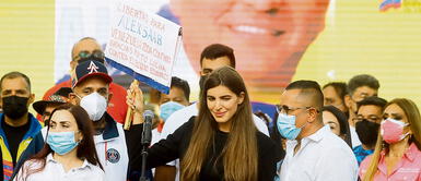 Respaldo. El último domingo, familiares de Alex Saab encabezaron manifestaciones en apoyo al empresario colombiano. Foto: EFE Alex Saab informó que no colaborará con la justicia de EE.UU.