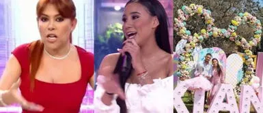 La conductora cuestionó el gasto de la sorprendente fiesta que organizaron a la nieta de Melissa Klug. Magaly Medina contra ex de Samahara Lobatón por la lujosa fiesta: “Sabe que no ha puesto dinero”