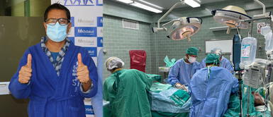 Es la primera operación de trasplante de órganos con donante vivo que se realiza este año en Junín. Joven de 21 años donó su riñón para salvar la vida de su padre en Junín