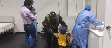 Los menores tienen 3 años y tres meses de edad. Arequipa: joven madre intentó lanzarse desde un puente junto a sus 2 menores hijos