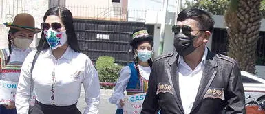 Esposa de Élmer Cáceres se pronuncia tras detención. Esposa de Élmer Cáceres advierte que mientras no haya sentencia "nadie" es culpable