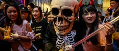 Millones de personas de disfrazan en Halloween. Todo listo para Halloween: Parque Mágico del Agua presentó su ‘Circuito del Terror’