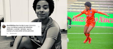Futbolista responde a usuario racista que la atacó (Foto: Twitter Marisella Joya) Marisella Joya responde mensaje discriminatorio: "A todas esas personas racistas ojalá encuentren el amor"