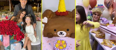 La actriz y el futbolista celebraron el onomástico de su pequeña Mía. Melissa Paredes y 'Gato' Cuba festejan con tierna fiesta el cumpleaños de su hija: "Tu felicidad es la mía"