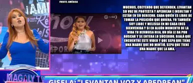 Magaly Medina explota contra Gisela Magaly Medina explota contra Gisela: "A Melissa la mandaste al matadero y la invitas a tu casa"
