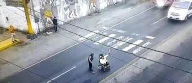 Trujillo: sereno con discapacidad ayuda a cruzar pista a anciano Sereno con discapacidad ayuda a cruzar la pista a persona de la tercera edad