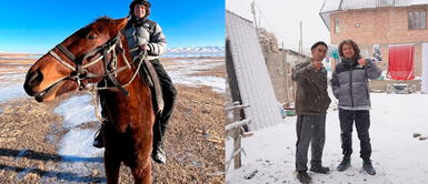 Luisito Comunica viajó a Kirguistán para enseñar sobre su cultura. Luisito Comunica es criticado por mostrar caballo decapitado en redes