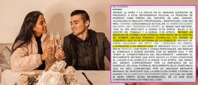 Rodrigo Cuba advirtió abandono de hogar de Melissa Paredes Rodrigo Cuba advierte en comisaría que Melissa Paredes hizo abandono de hogar