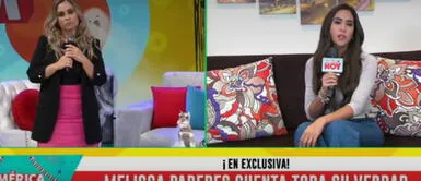 Melissa Paredes Melissa Paredes: "Mi hija no puede estar en un ambiente donde hay maltrato psicológico, peleas y gritos"