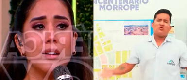 Empresa inmobiliaria: “Tranquila Melissa, mejor separa tu lote aquí, ya no llores”. Empresa inmobiliaria usa polémica de Melissa Paredes y Rodrigo Cuba para promocionar sus terrenos