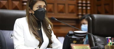 Lady Camones asegura que sin Luis Barranzuela las cosas mejoran. Lady Camones tras salida de Barranzuela: “Las cosas mejoran, pero tenemos que esperar a quién designan”