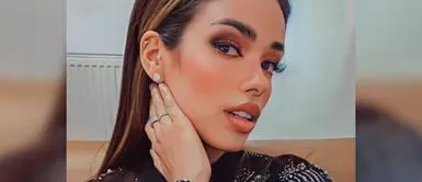 Shirley Arica y vestido efecto satinado Shirley Arica se roba el show en 'El poder del amor' con un coqueto vestido de satén