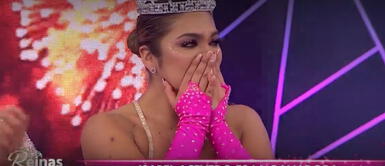 Isabel Acevedo Isabel Acevedo gana la corona de “Reinas del Show” con bello vestido rosa magenta