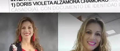 El nombre de Alzamora Chamorro aparece en tres casos de robos a establecimientos comerciales. Según la funcionaria, las investigaciones no prosperaron. Foto: composición LR / captura de América TV El nombre de Alzamora Chamorro aparece en tres casos de robos a establecimientos comerciales. Según la funcionaria, las investigaciones no prosperaron. Foto: composición LR / captura de América TV