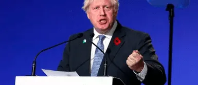 “La COP26 no puede y no será el fin de la lucha contra el cambio climático (...), pero, aunque no sea el final, debe marcar el principio del fin”, manifestó Boris Johnson. Foto: EFE COP26 debatirá acuerdo que insta elevar el fondo de ayuda climática