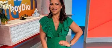 Adamari López y vestido polka dots Adamari López refleja la eterna elegancia del estampado de lunares en fascinante look de gala