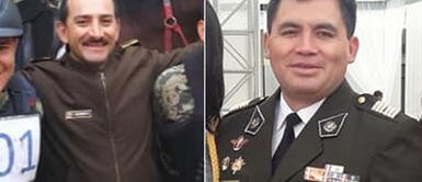 Coronel EP Ciro Bocanegra Loayza y Coronel EP Carlos Sánchez Cahuancama. Coronel EP Ciro Bocanegra realizaría funciones en un cargo que no existe para un oficial en actividad