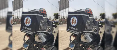 Denuncian que spa canino trasladaría negligentemente a perro en una moto lineal Denuncian que spa canino trasladaría negligentemente a perro en una moto lineal