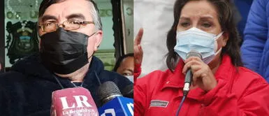 Alex Paredes se refirió a la actual situación de la vicepresidenta de la República, Dina Boluarte. Foto: composición/La República Alex Paredes instó a Dina Boluarte a seguir las normas de Perú Libre