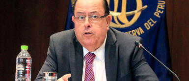 Julio Velarde, presidente del Banco Central de Reserva. Julio Velarde pide al Congreso proponer personas “capacitadas” para el directorio del BCR