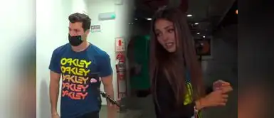 Así reaccionaron Luciana Fuster y Patricio Parodi tras ser consultados por un romance entre ambos. Foto: captura/América TV Así reaccionaron Luciana Fuster y Patricio Parodi tras ser consultados por un romance entre ambos. Foto: captura/América TV