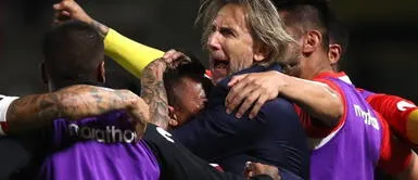 Celebración de Ricardo Gareca tras el gol de Christian Cueva en el Venezuela vs. Perú Eliminatorias: así quedó la tabla de posiciones tras la victoria de Perú sobre Venezuela