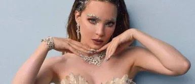 Belinda Belinda lanza su nueva colección de moda e impresiona con delicado vestido celeste