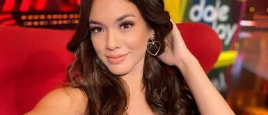 Jazmín Pinedo y outfit deportivo elegante Jazmín Pinedo le agrega elegancia a los pantalones deportivos con radiante blazer verde menta