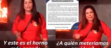 Patricia Chirinos y sus lamentables comentarios junto al denominado ‘horno más grande del Perú’. ANFASEP deplora comentarios de Patricia Chirinos que incitan a la violencia en Ayacucho