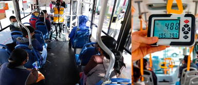 La institución adquirió dispositivos para medir el CO2. ATU inicia medición de CO2 dentro de vehículos de transporte público