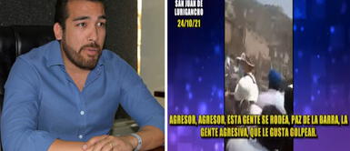 Álvaro Paz de la Barra: vecinos le gritan agresor en SJL “Agresor”: le gritan vecinos de SJL a Álvaro Paz de la Barra durante su visita