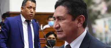 Darwin Espinoza (Acción Popular) respondió el ataque de Vladimir Cerrón en el marco del pedido de vacancia de Pedro Castillo. Espinoza a Cerrón: “Traidor es aquel que prestó el partido ( de Perú Libre a Castillo) y ahora trata de boicotearlo”
