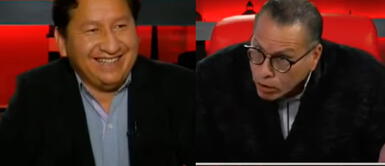 Guido Bellido troleó en vivo a Phillip Butters "Mira cómo arrugas": le dice Bellido a Butters y lo deja en ridículo en su propio programa