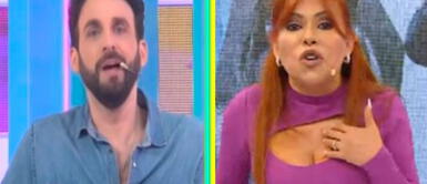 El conductor de espectáculos le respondió a Magaly. Rodrigo González a Magaly: “¿Envidiarte?, ¿a tu pingüino? No mi amor, aterriza. La caída te va doler”