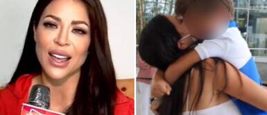 Sheyla Rojas aseguró que lleva una buena relación con Antonio Pavón. Foto: captura Latina Sheyla Rojas revela que Antoñito pasará Navidad con su papá y ella en México: “Problemas atrás”