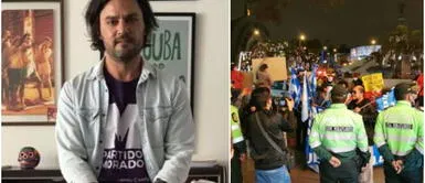 Daniel Olivares y periodistas de Hildebrandt en sus treces y La República fueron agredidos por el grupo La Resistencia Daniel Olivares y periodistas fueron agredidos por el grupo ‘La Resistencia’