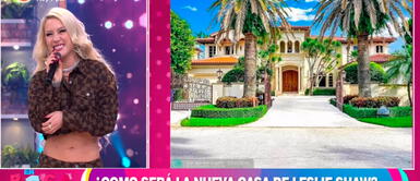 Leslie Shaw se mostró emocionada de contar detalles de su nuevo hogar. Leslie Shaw se mostró emocionada de contar detalles de su nuevo hogar.