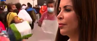 Patricia Chirinos, de Avanza País, recibe pifias al salir del Congreso Patricia Chirinos, de Avanza País, recibe pifias al salir del Congreso