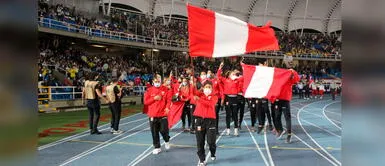 Noemí Huayhuameza y Ángelo Caro estuvieron presentes en inauguración. Perú presente en la inauguración de los Juegos Panamericanos Junior Cali 2021
