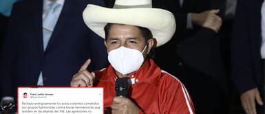 Pedro Castillo tras moción de vacancia: “A mí me eligió el pueblo, no las mafias, ni la corrupción” Pedro Castillo tras moción de vacancia: “A mí me eligió el pueblo, no las mafias ni la corrupción”