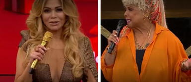 La cantante sorprendió a la conductora con su inesperado comentario. Lucía de la Cruz 'trolea' a Gisela Valcárcel EN VIVO: "Te veo en la TV, me das cólera"