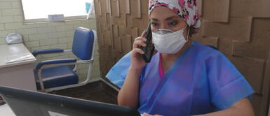 Realizan teleconsultas en hospitales y clínicas. Asegurados en Perú acceden a servicios de salud por telemedicina en tiempos de COVID-19