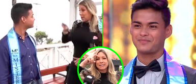 Sofía Franco recordó su lenguaje de señas para entablar una conversación con esta joven promesa. Sofía Franco fue intérprete de lenguaje de señas de joven Mr. Teen Perú 2021
