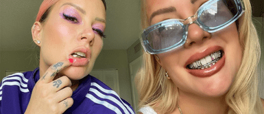 Los implantes de diamantes de Leslie Shaw fueron un regalo de un reconocido joyero que trabaja con J Balvin. Foto: Leslie Shaw/Instagram ¡De impacto! Leslie Shaw revela que su dentadura con diamante tiene un valor de 15,000 dólares