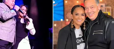 Daniela Darcourt se emocionó al cantar junto a Tito Nieves. ¡Sueño cumplido! Daniela Darcourt canta junto a Tito Nieves en Hard Rock de Estados Unidos