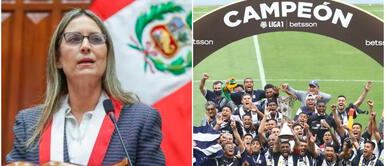 Maricarmen Alva saluda a Alianza Lima y los hinchas Blanquiazules la rechazan llamándola golpista Maricarmen Alva felicita a Alianza Lima por campeonar y los hinchas la rechazan: "Fuera golpista"