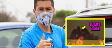 El programa 'Amor y fuego' compartió inéditas imágenes del futbolista. 'Gato' Cuba es captado 'disfrutando así su soltería' por el programa Amor y fuego