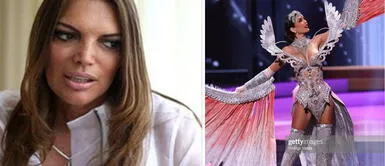 Jessica Newton enfurece con diseñadora del vestido de Miss Perú por copia Jessica Newton enfurece con diseñadora del vestido de Miss Perú por copia