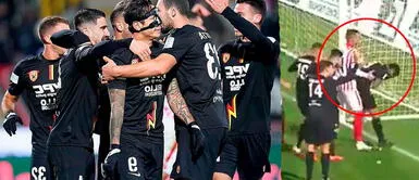 Gianluca Lapadula fue agredido por los hinchas de Vicenzia Gianluca Lapadula casi fue linchado por barristas en Italia | VIDEO